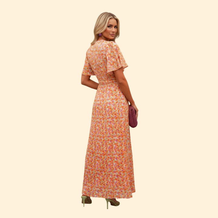 Women's Elegant Floral Maxi Dress