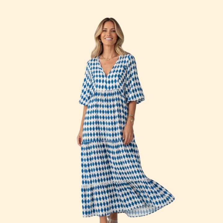 Women's Elegant Floral Maxi Dress