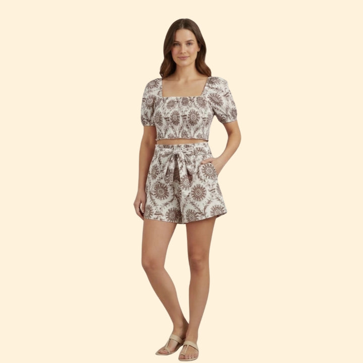Women's Elegant Floral Set