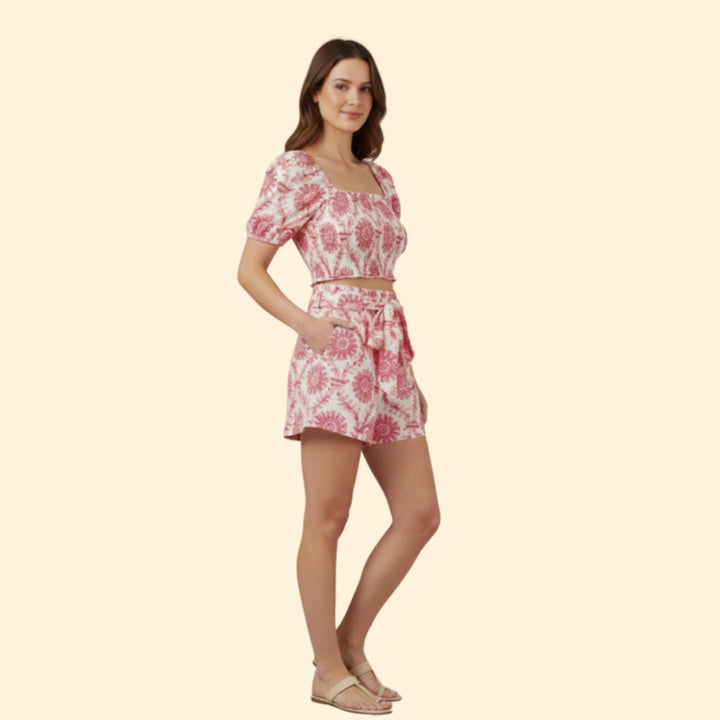 Women's Elegant Floral Set