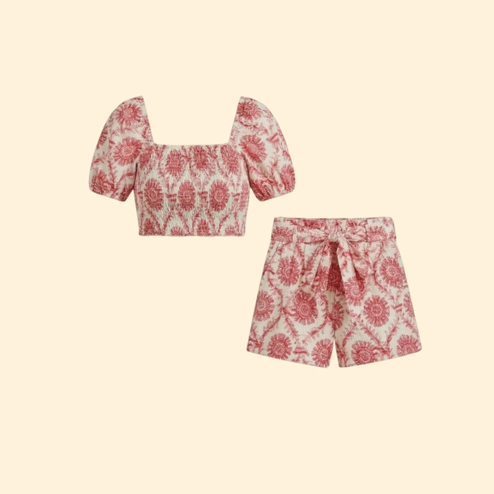 Women's Elegant Floral Set