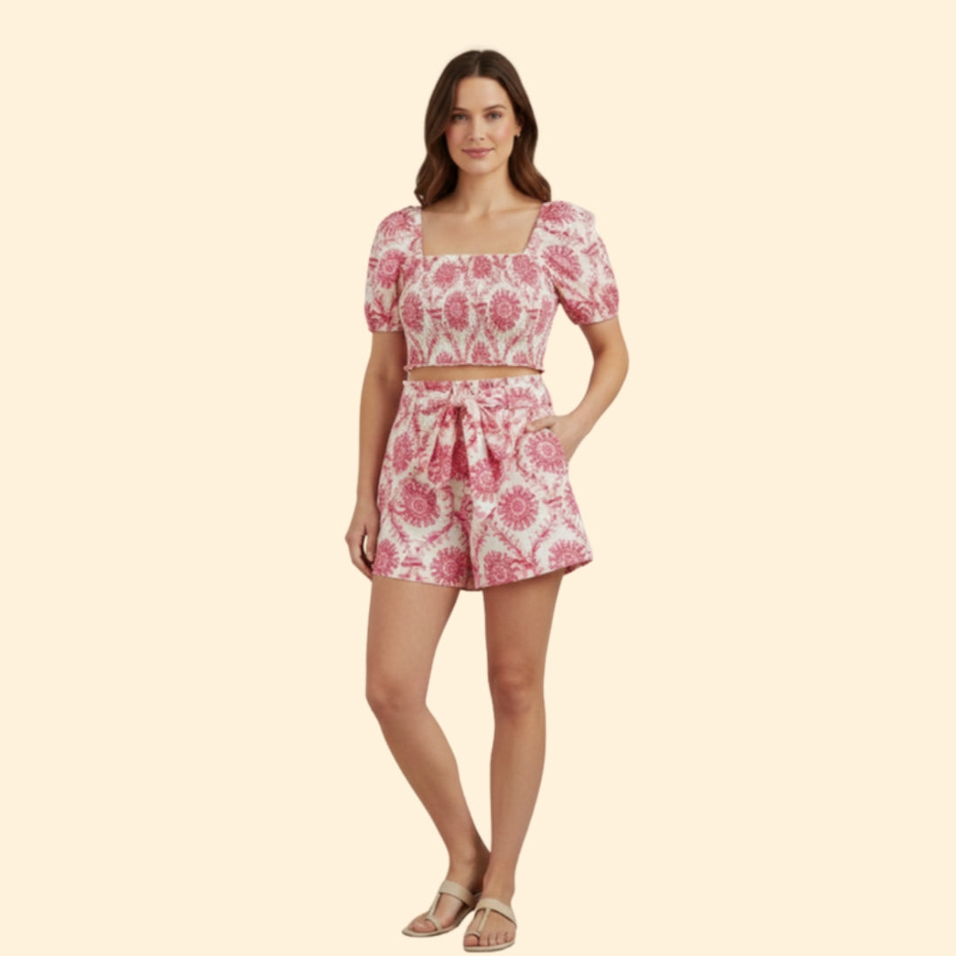 Women's Elegant Floral Set