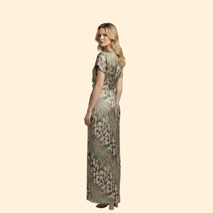 Women's Elegant Floral Wrap Dress