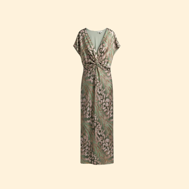 Women's Elegant Floral Wrap Dress