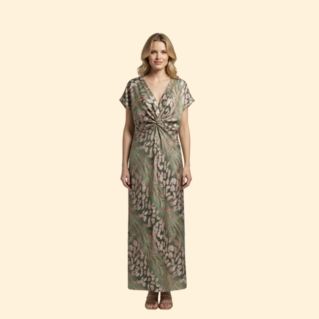Women's Elegant Floral Wrap Dress