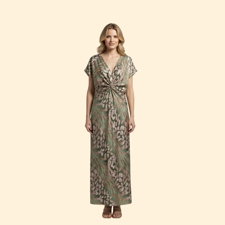 Women's Elegant Floral Wrap Dress