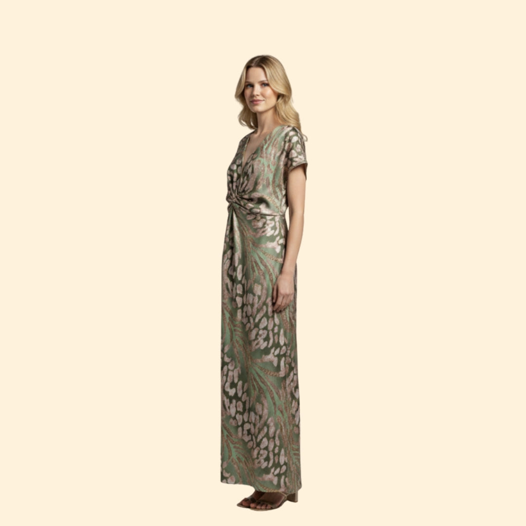 Women's Elegant Floral Wrap Dress