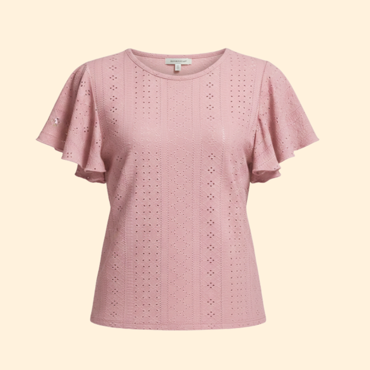 Women’s Elegant Flutter Sleeve Tee