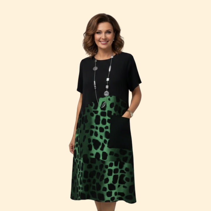 Women's Elegant Graphic Print Dress