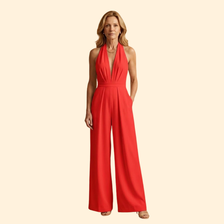 Women's Elegant Halter Neck Jumpsuit