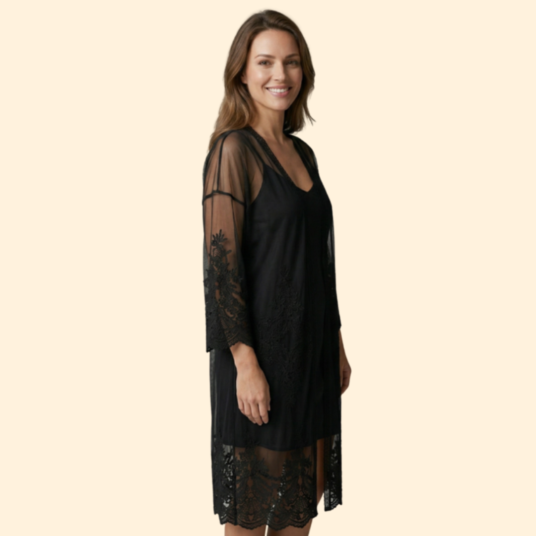 Women's Elegant Lace Beach Kimono