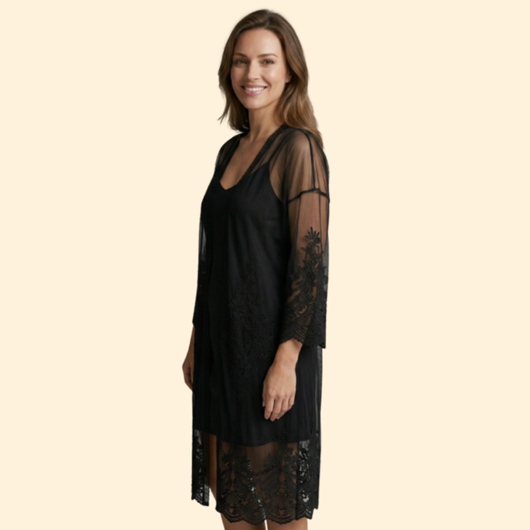 Women's Elegant Lace Beach Kimono