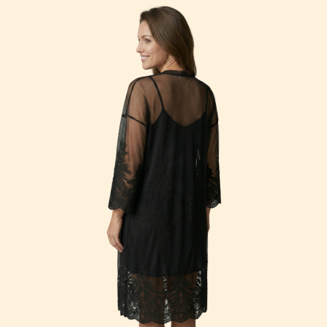 Women's Elegant Lace Beach Kimono