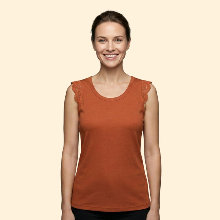 Women’s Elegant Lace Sleeveless Top