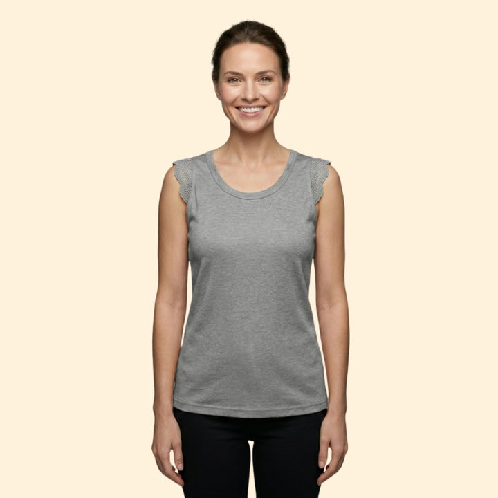 Women’s Elegant Lace Sleeveless Top