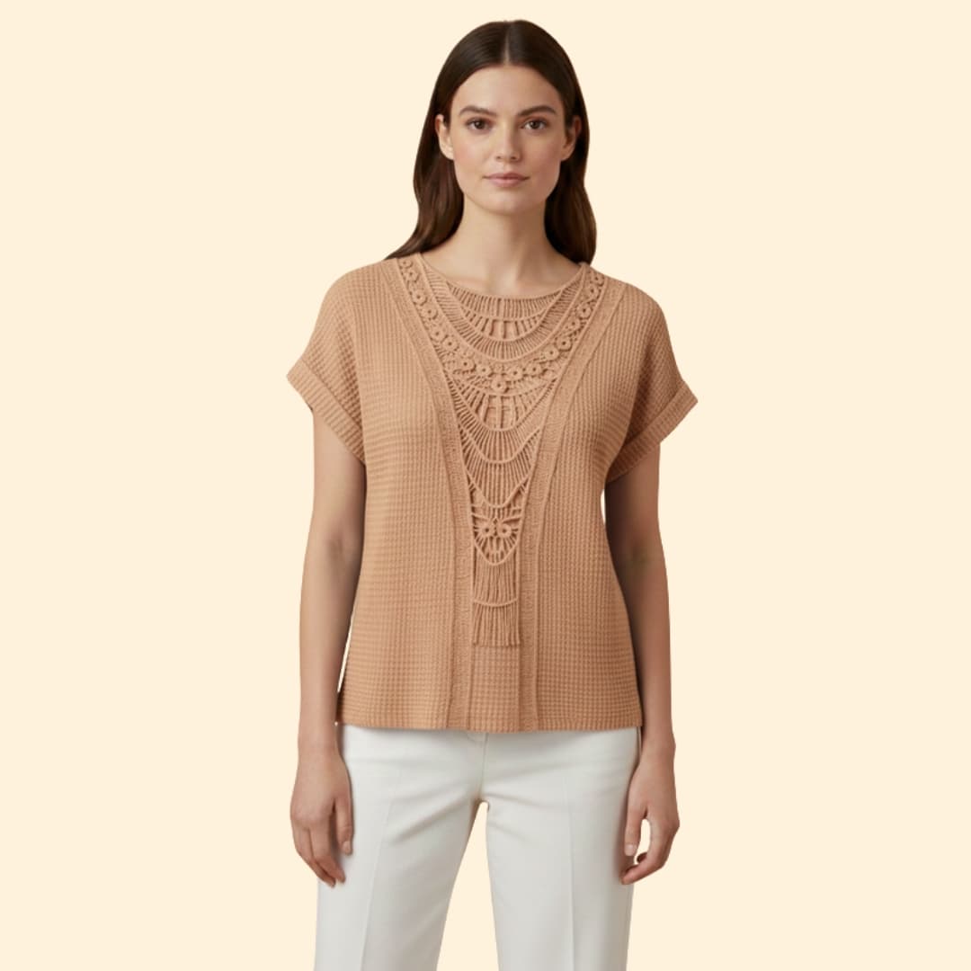 Women's Elegant Lace T-Shirt