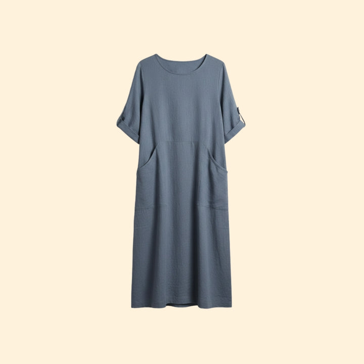 Women's Elegant Linen Dress