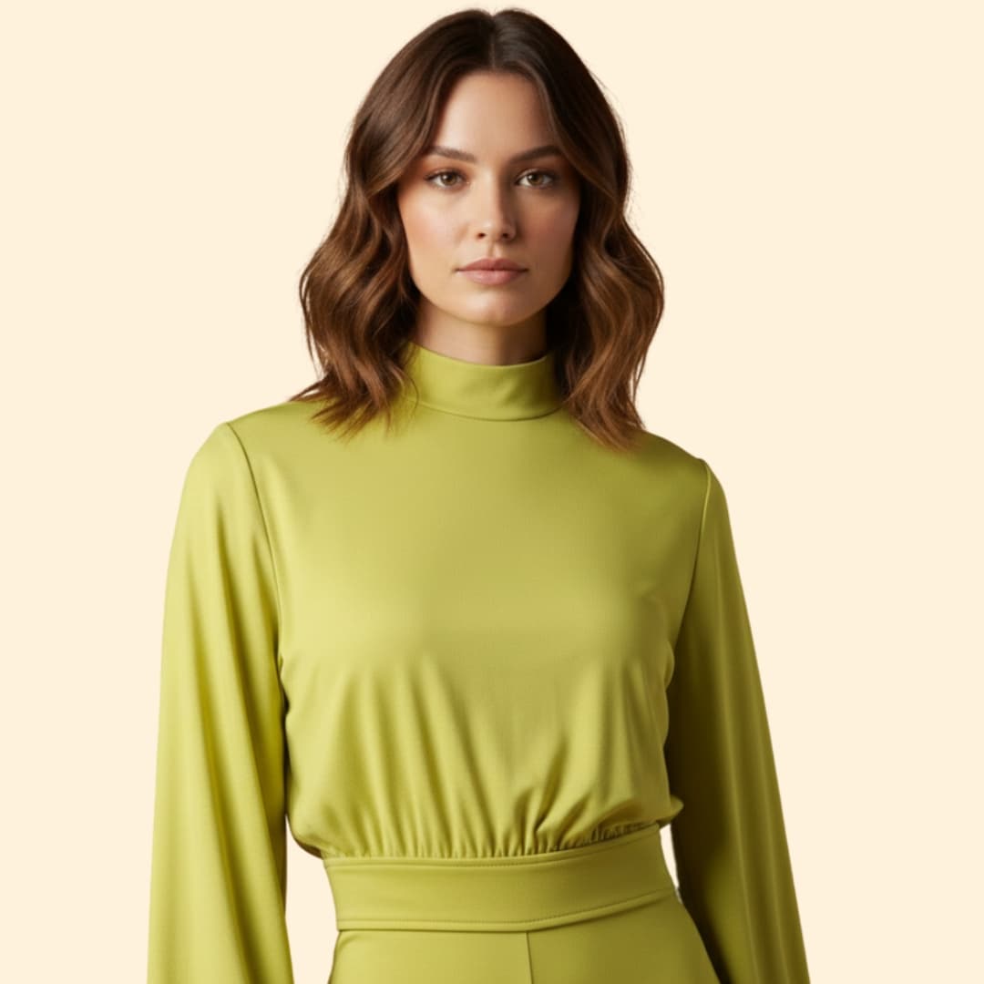 Women's Elegant Long-Sleeve Jumpsuit