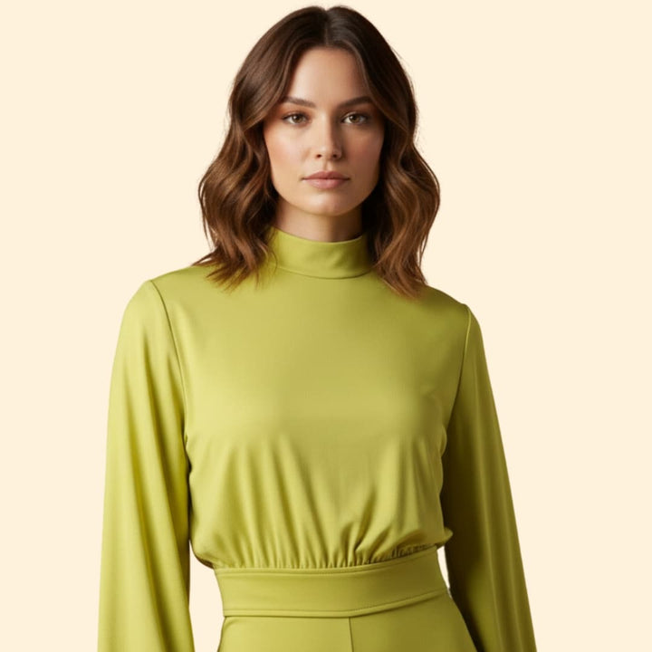 Women's Elegant Long-Sleeve Jumpsuit