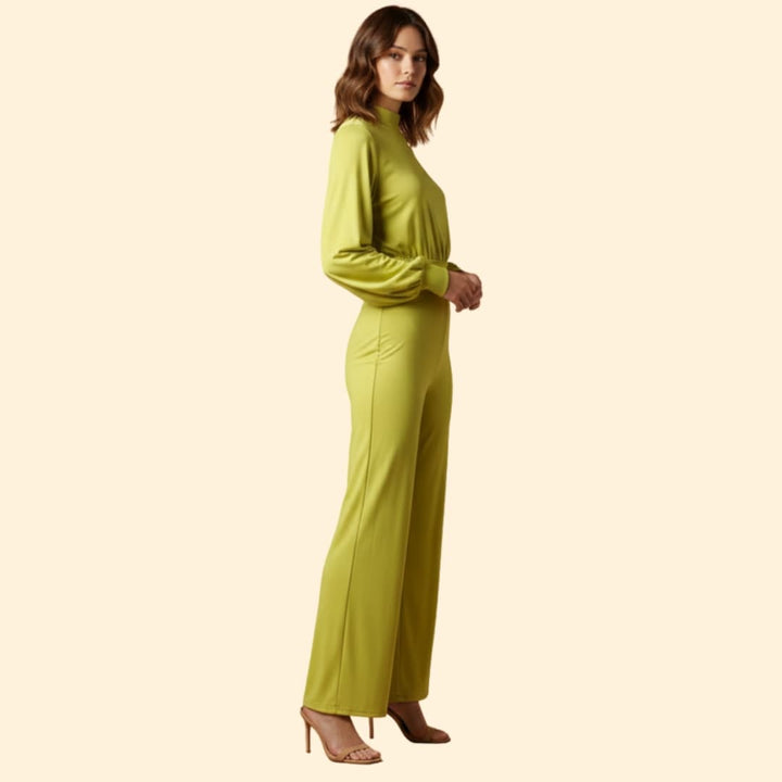 Women's Elegant Long-Sleeve Jumpsuit