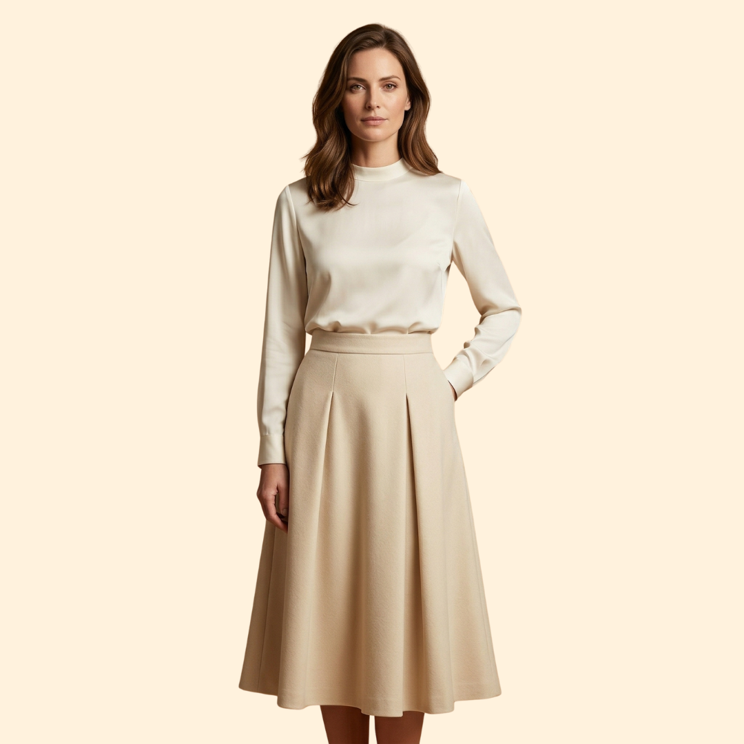 Women's Elegant Pleated Skirt