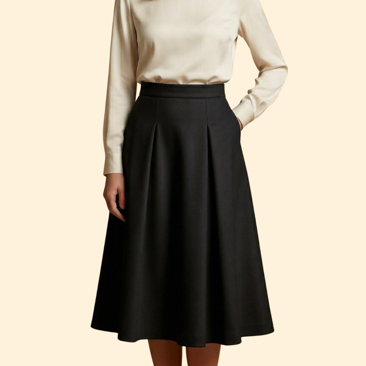 Women's Elegant Pleated Skirt