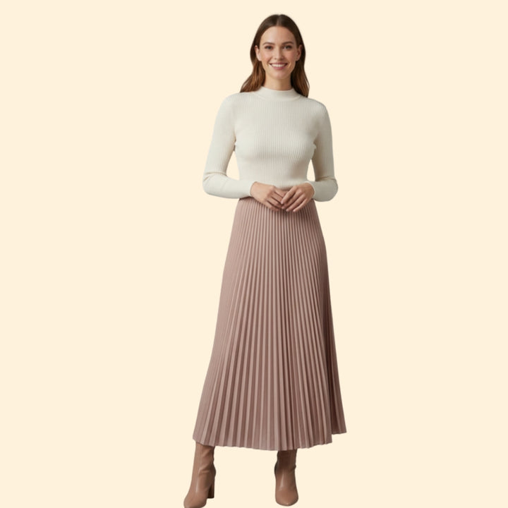 Women's Elegant Pleated Skirt