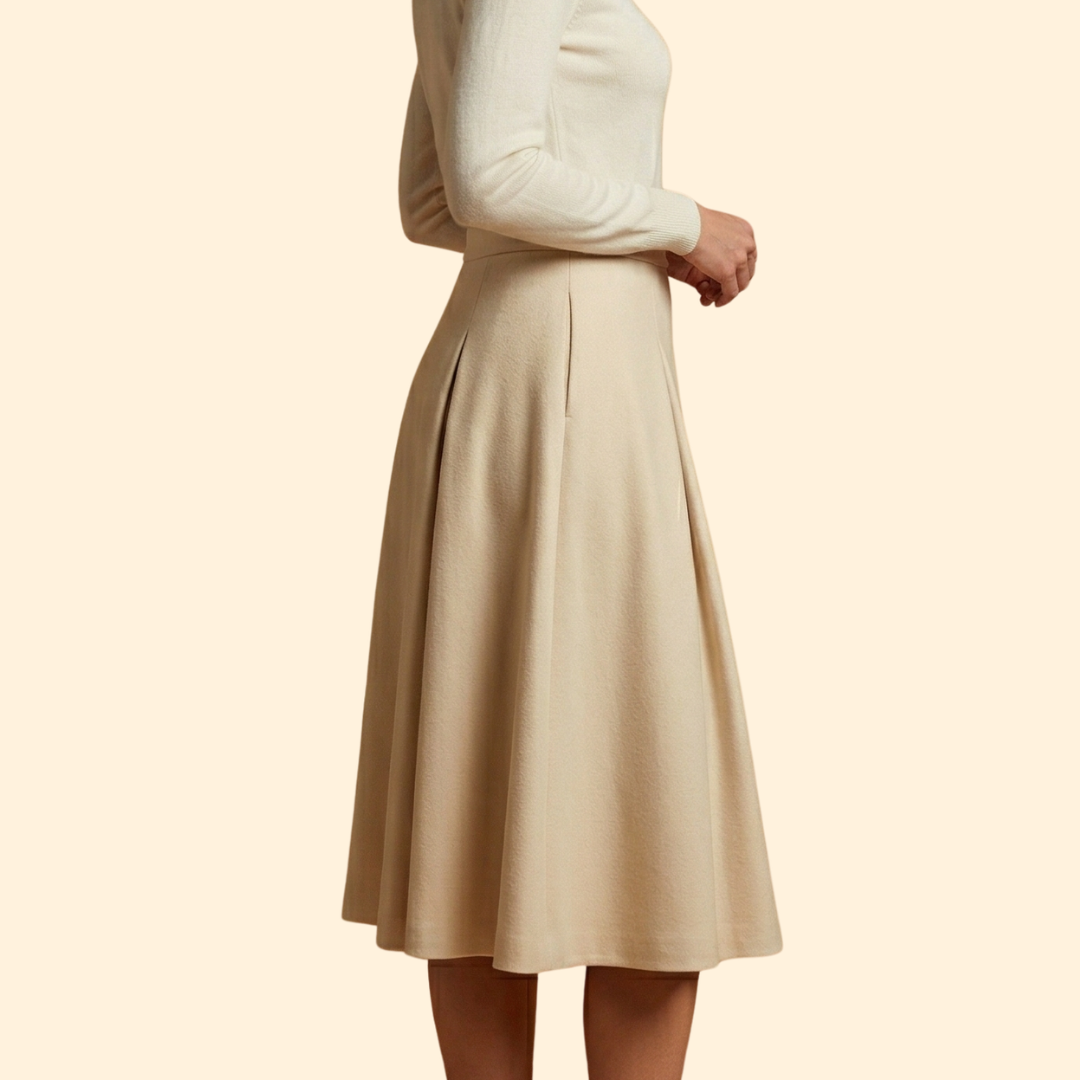 Women's Elegant Pleated Skirt