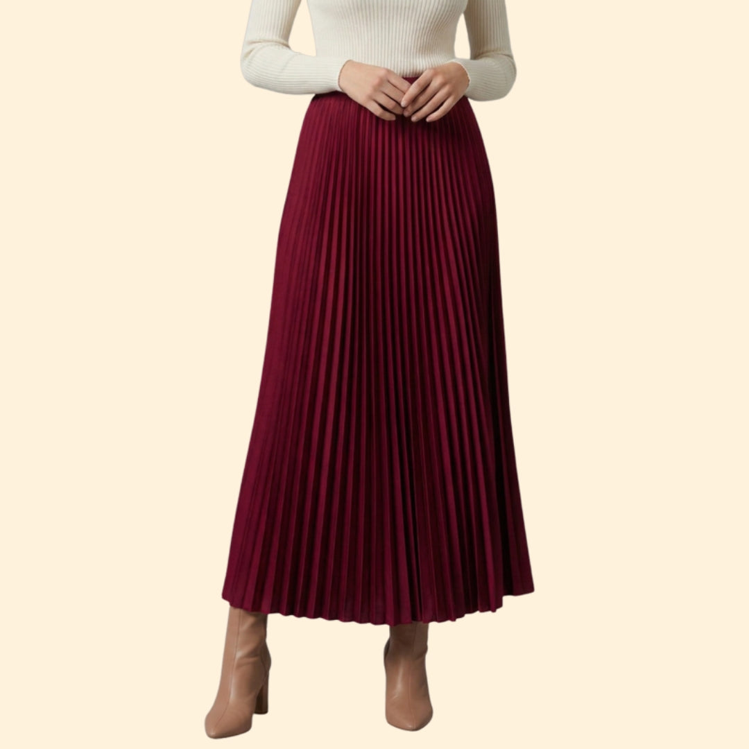 Women's Elegant Pleated Skirt