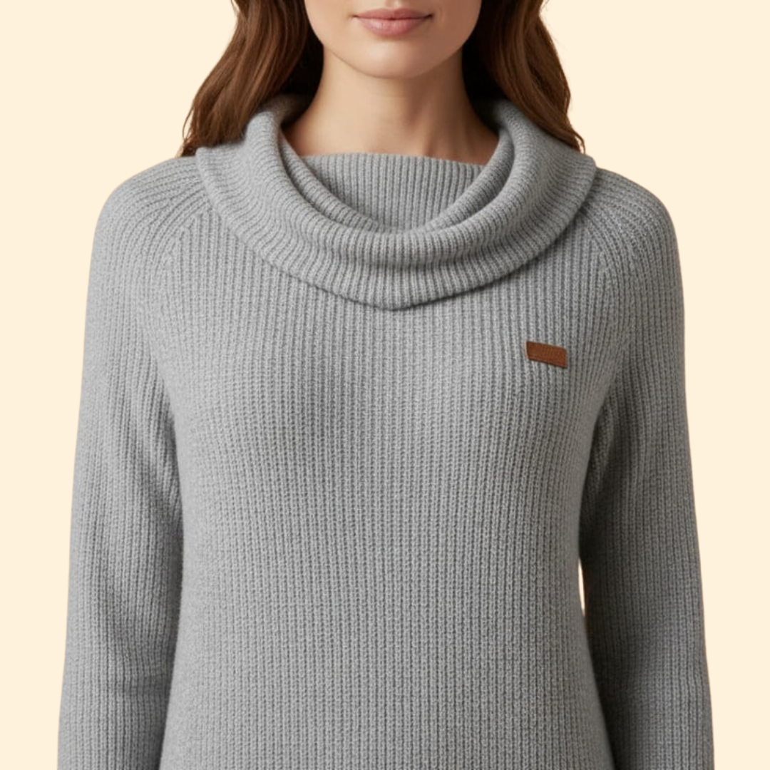 Women’s Elegant Ribbed Knit Dress