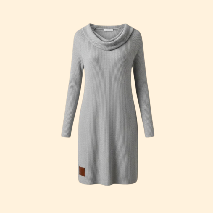 Women’s Elegant Ribbed Knit Dress