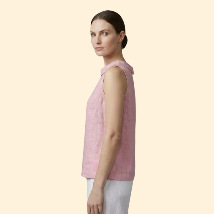 Women's Elegant Roll Collar Top