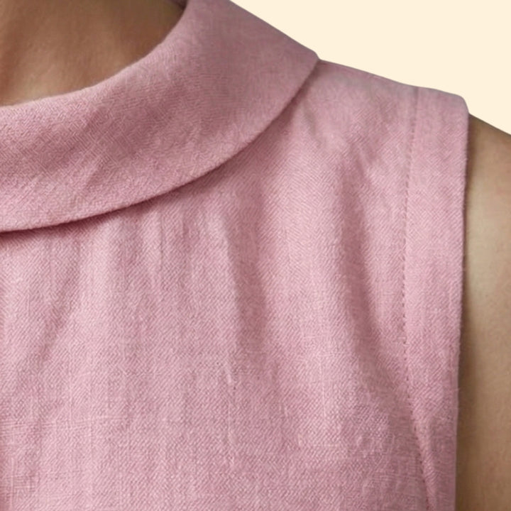 Women's Elegant Roll Collar Top