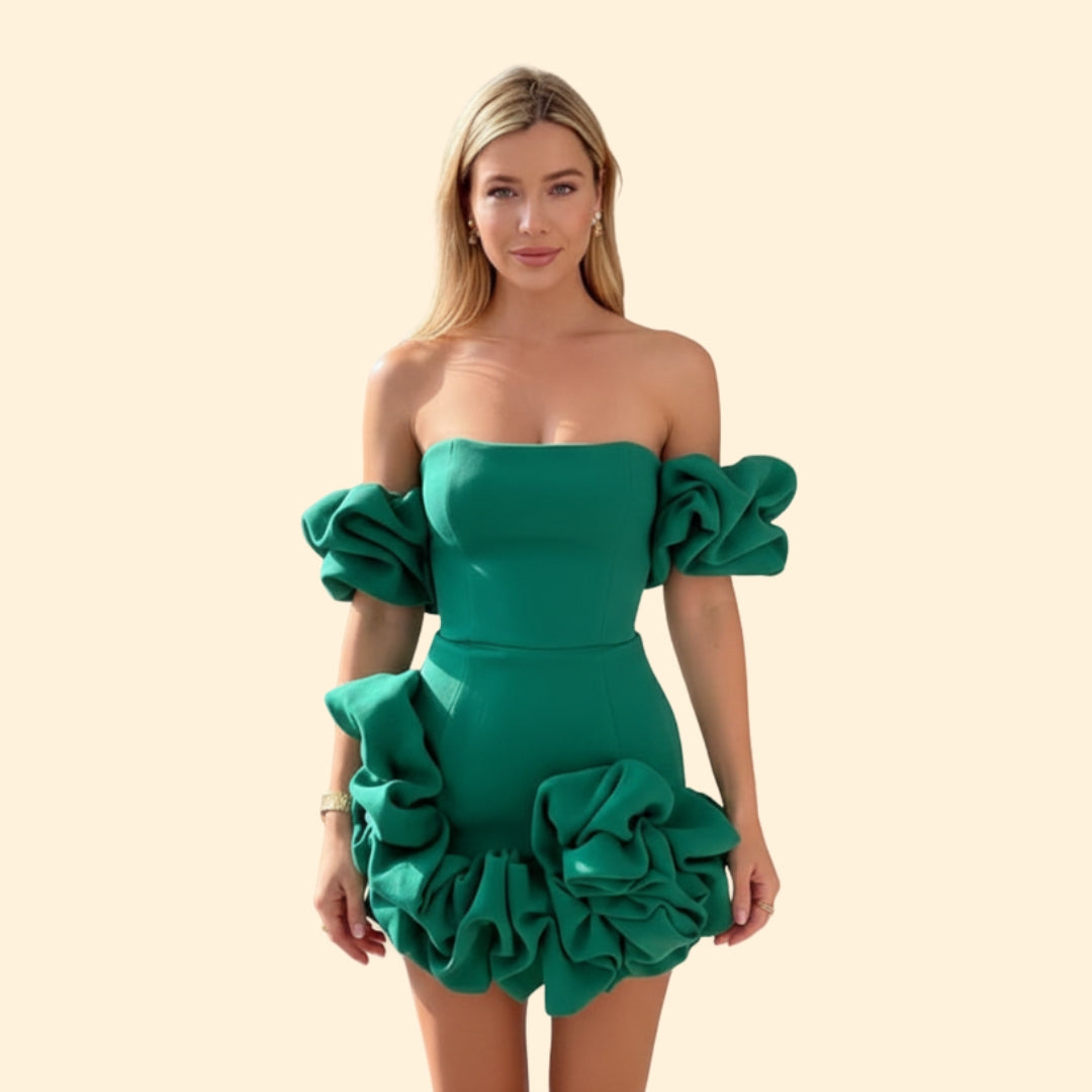 Women's Elegant Ruffle Dress