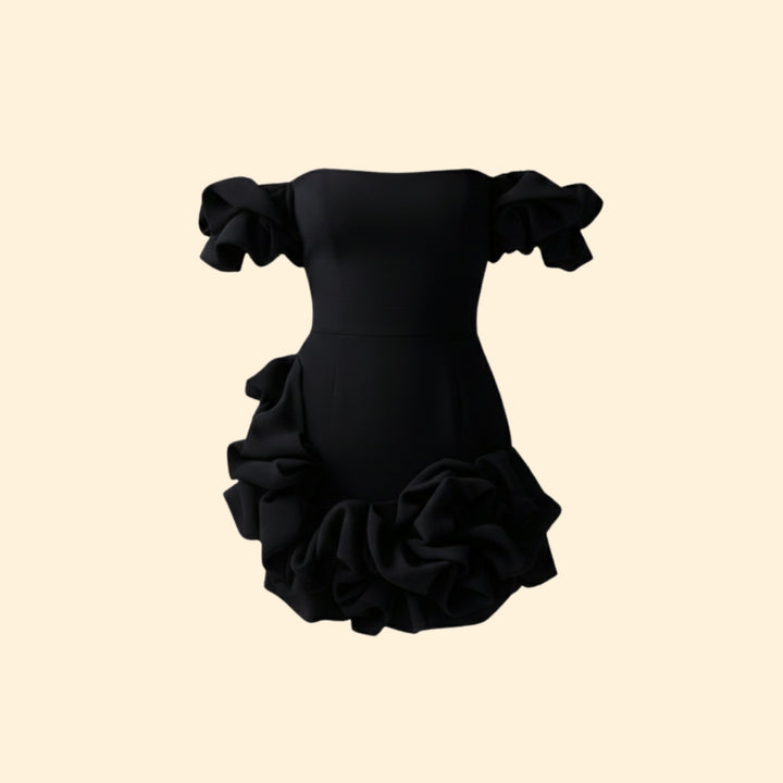 Women's Elegant Ruffle Dress