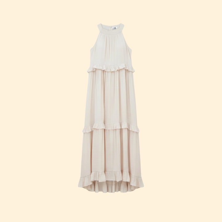 Women's Elegant Ruffle Maxi Dress