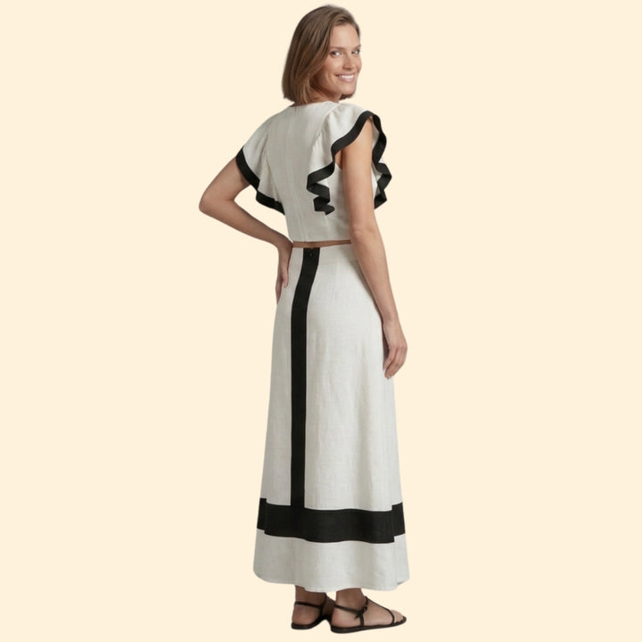Women's Elegant Ruffle Set