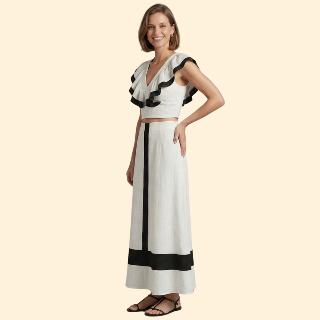 Women's Elegant Ruffle Set