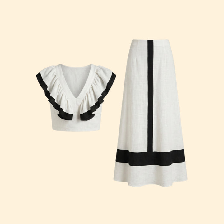 Women's Elegant Ruffle Set