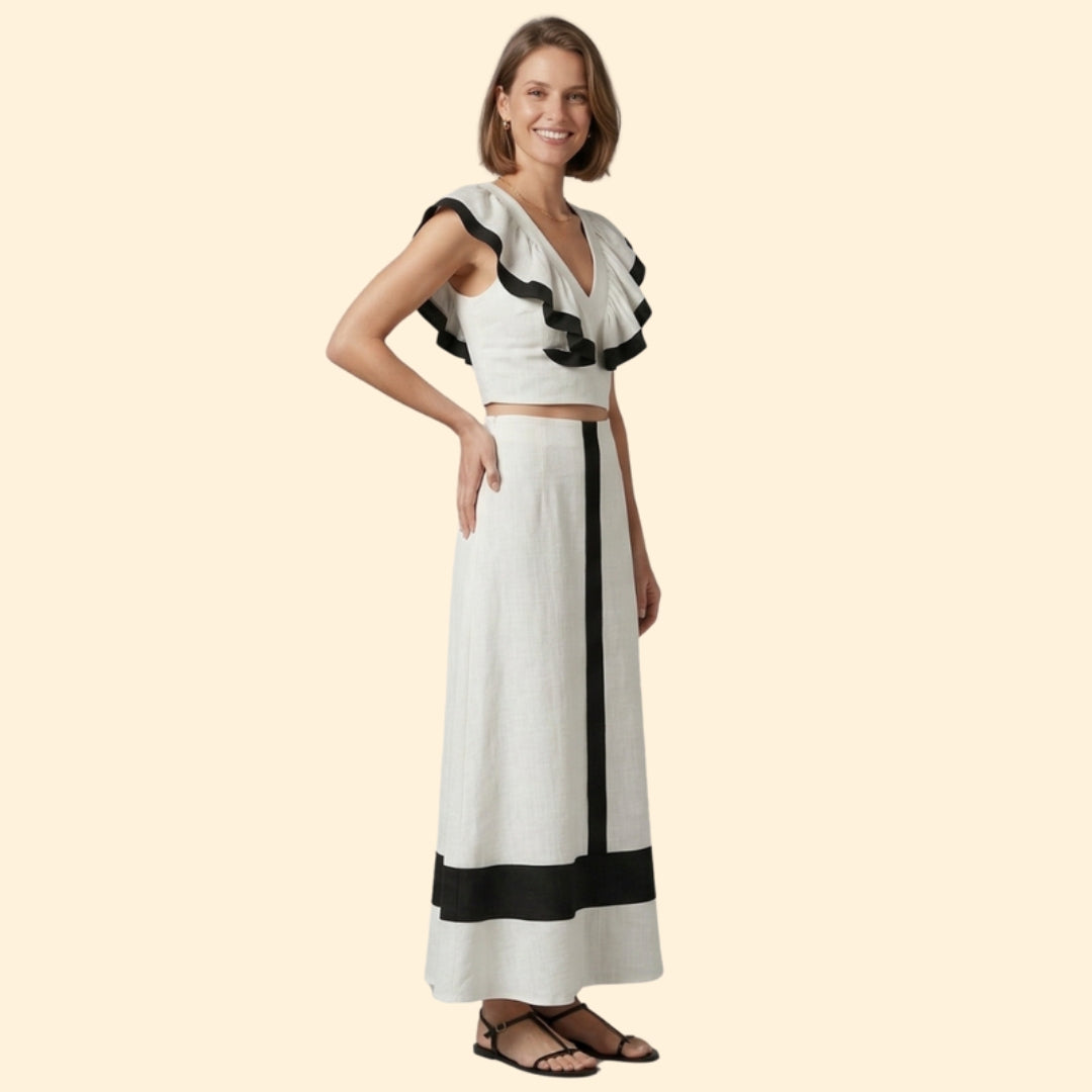 Women's Elegant Ruffle Set