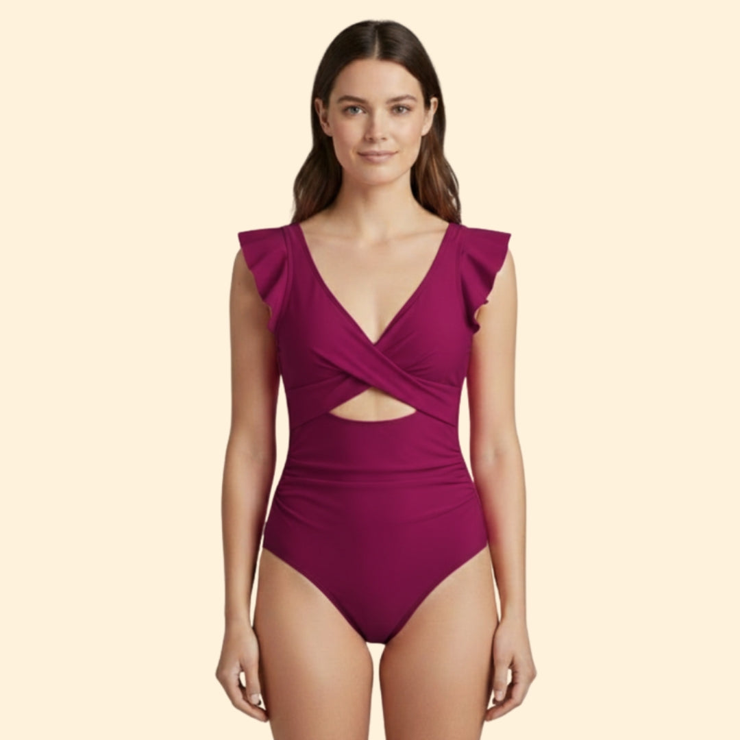 Women's Elegant Ruffle Swimsuit