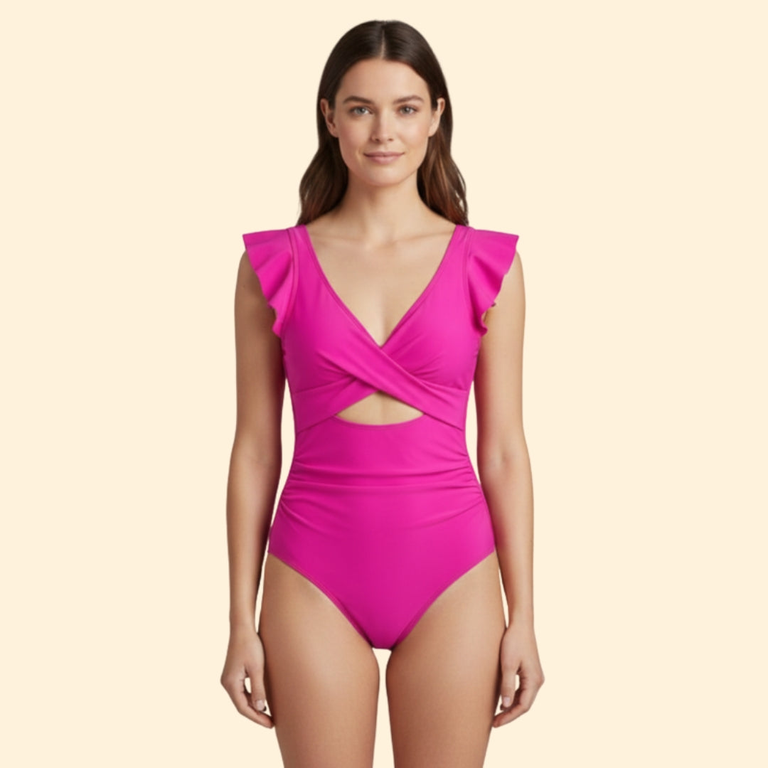 Women's Elegant Ruffle Swimsuit