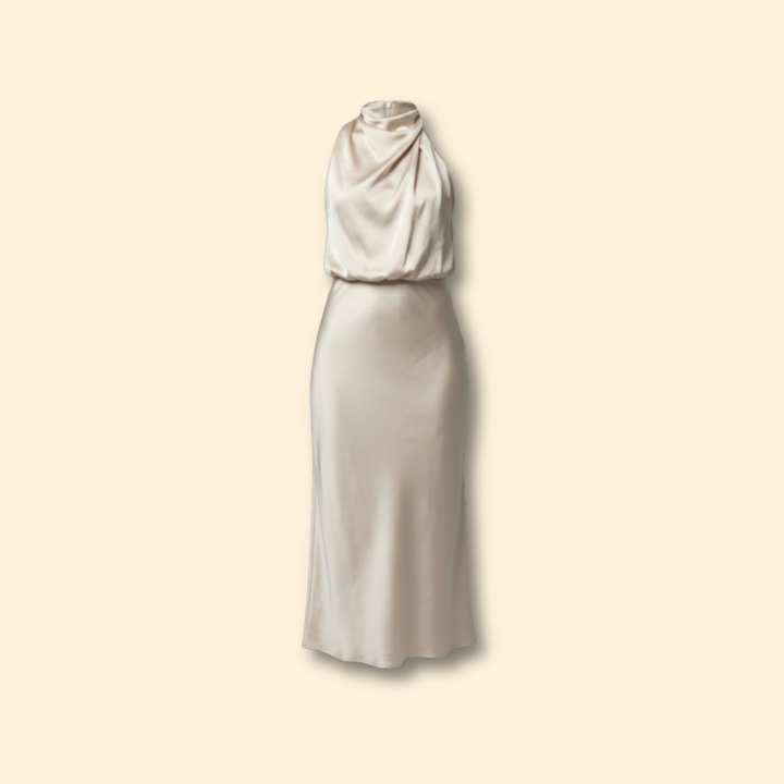 Women’s Elegant Satin Evening Dress