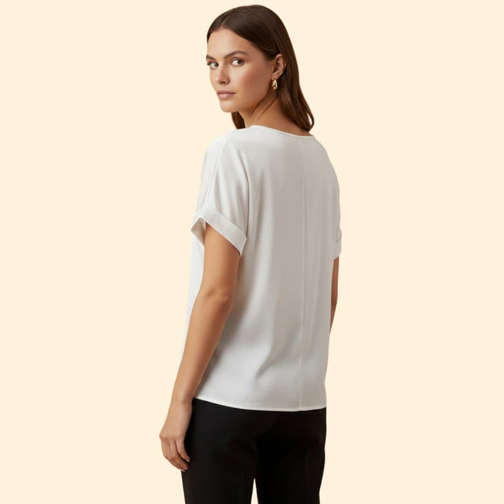 Women’s Elegant Satin T-Shirt