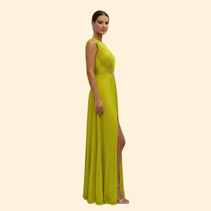 Women's Elegant Side-Slit Gown