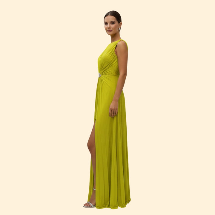 Women's Elegant Side-Slit Gown