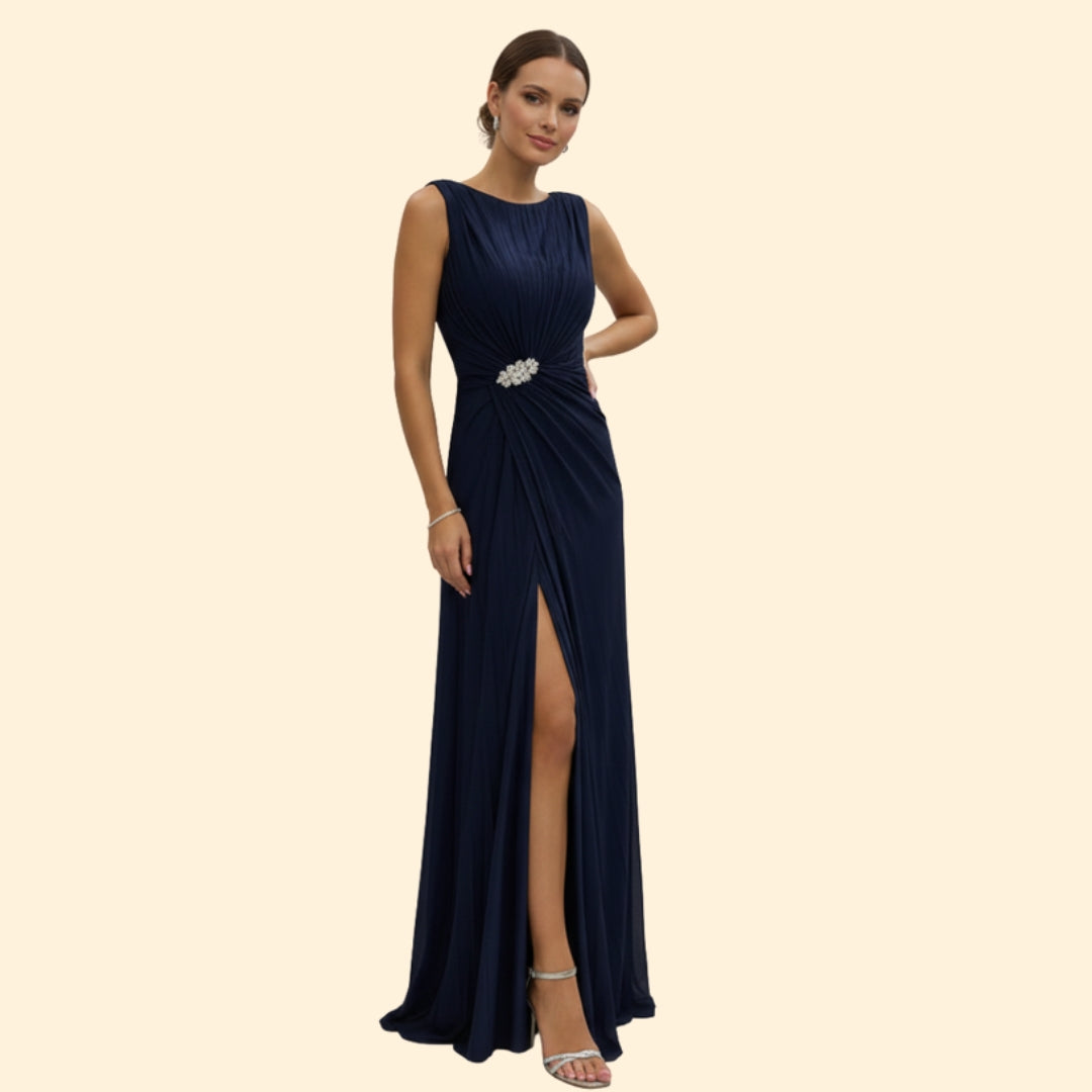 Women's Elegant Side-Slit Gown