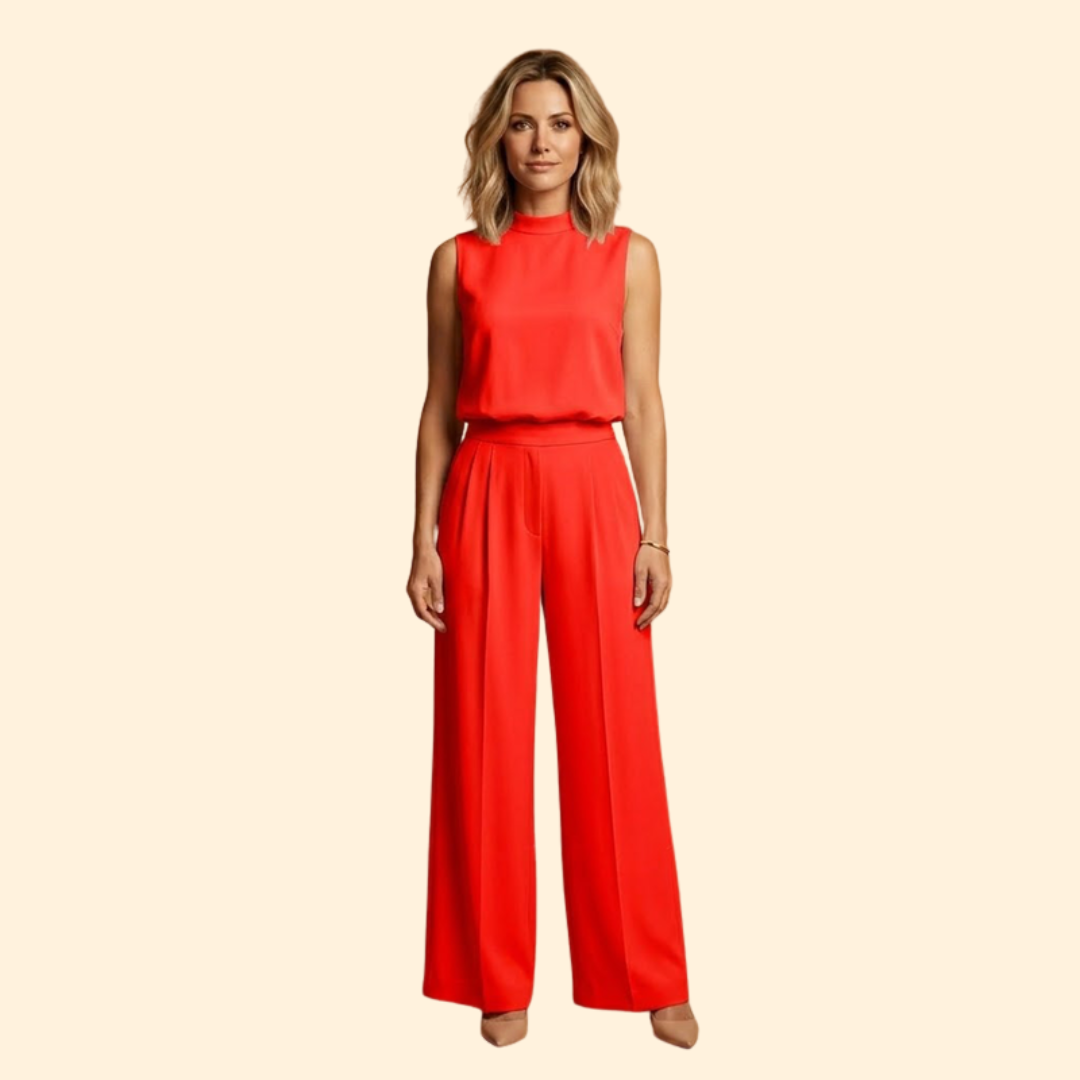 Women's Elegant Sleeveless Jumpsuit