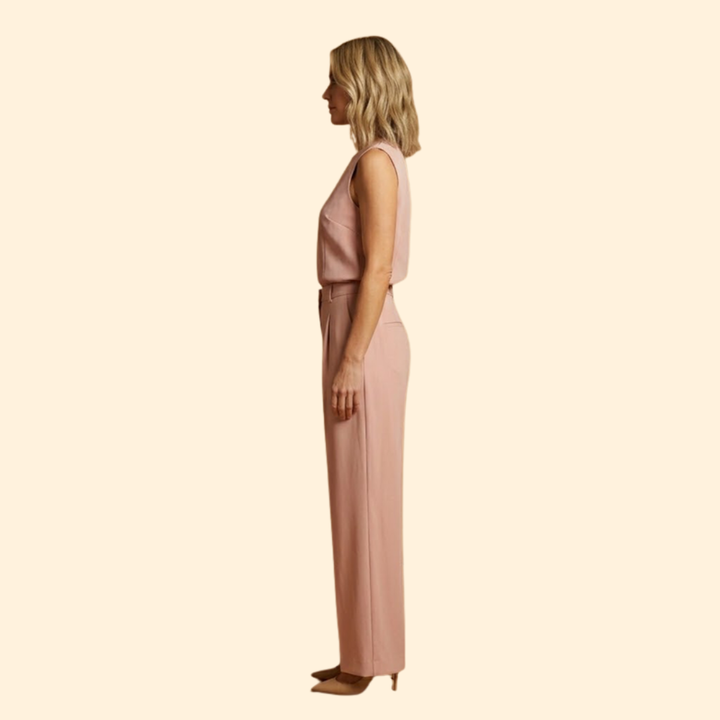 Women's Elegant Sleeveless Jumpsuit
