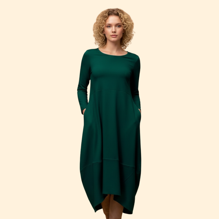 Women’s Elegant Solid Dress